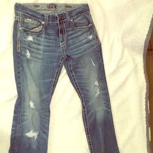 Buckle Black Jeans 33x34 men